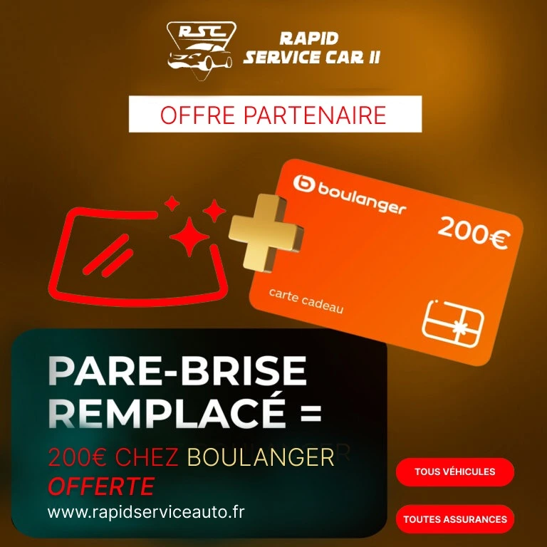 Cadeaux changement pare brise